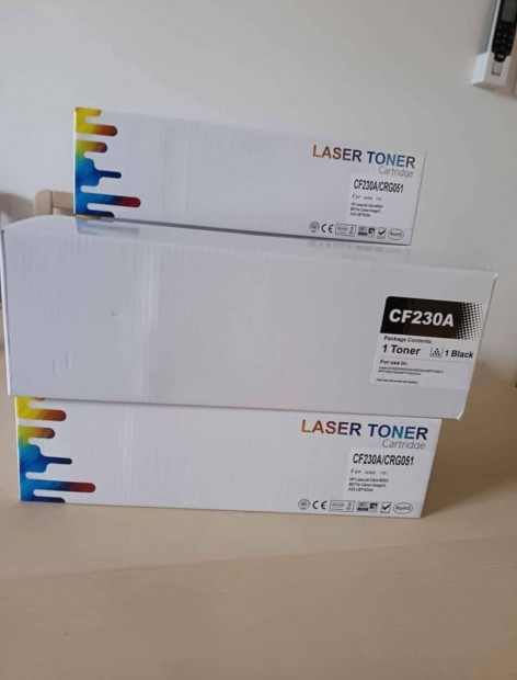 Toner fekete, HP nyomtathoz. CF230/A