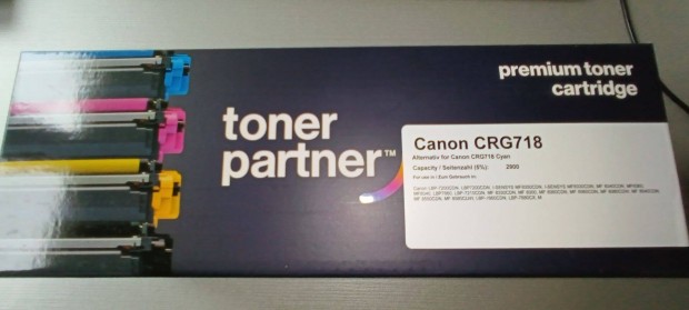 Toner nyomtatba - Canon CRG718 cin - Ingyen