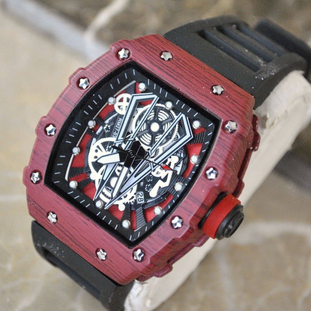 Tonneau tokos Richard Mille homage karra, vrs tok, fekete szilikon