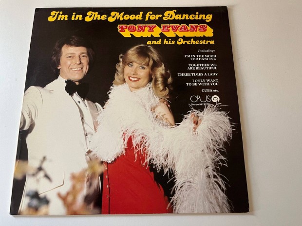 Tony Evans: I'm in The Mood for Dancing bakelit, vinyl, LP