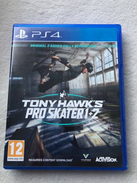 Tony Hawk's Pro Skater 1+2 Ps4 Playstation 4 játék