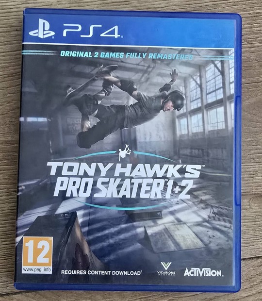 Tony Hawks Proskater 1-2 Ps4 Ps5 hasznlt jtk Playstation 4 5