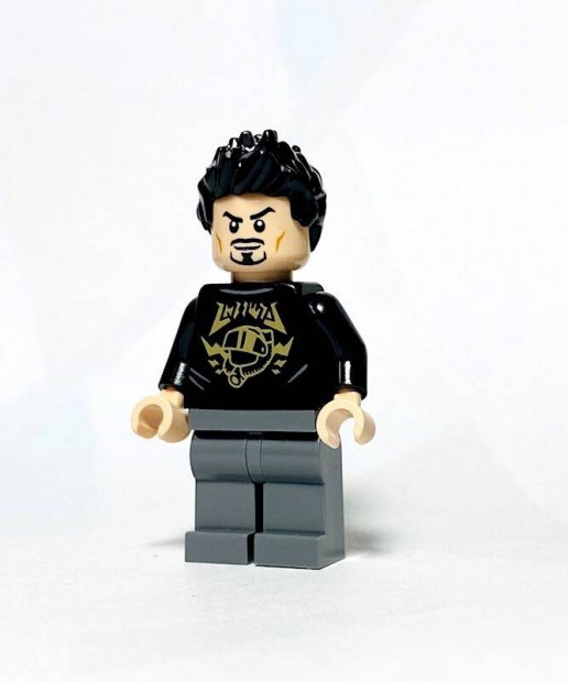 Tony Stark Eredeti LEGO minifigura - Super Heroes 76194 - j