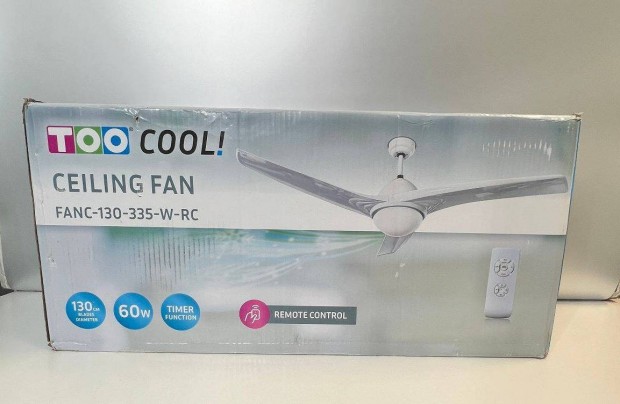 Too Cool Fanc 130-335-W-RC mennyezeti ventiltor