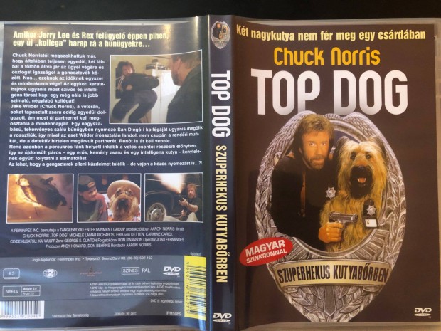 Top Dog Szuperhekus kutyabrben (karcmentes, Chuck Norris) DVD