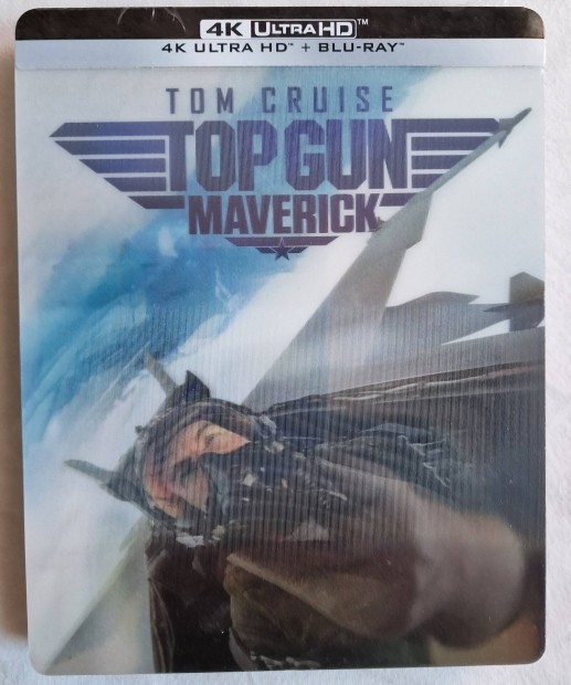 Top Gun: Maverick (4K UHD s BD) lentikulris steelbook blu-ray