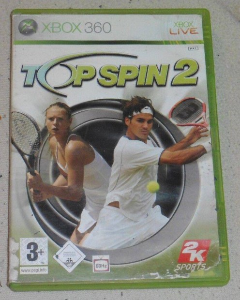 Top Spin 2. (Tenisz, Tennisz) Gyri Xbox 360 Jtk akr flron