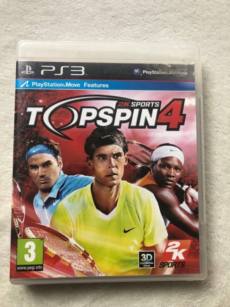 Top Spin 4 Ps3 Playstation 3 jtk Topspin