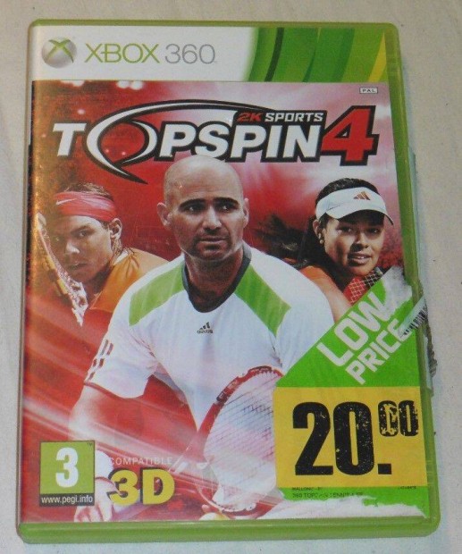 Top Spin 4. (Tenisz, Tennisz) Gyri Xbox 360 Jtk akr flron