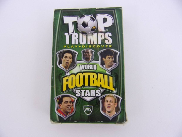 Top Trumps World Football Stars futball krtyacsomag!