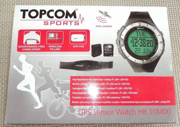 Topcom HB 10M00 minsgi sportra GPS Pulzus