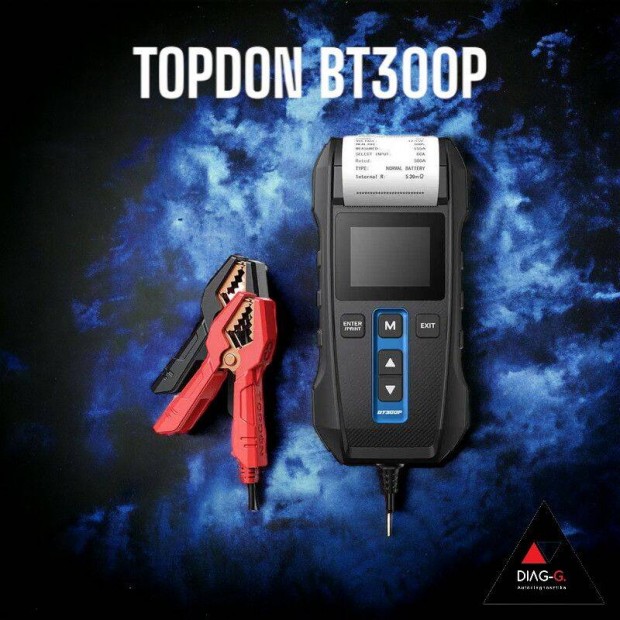 Topdon BT300P akkumultor tesztel