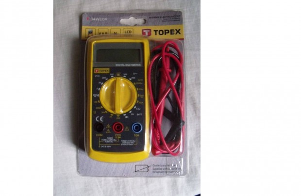 Topex digitlis multimter, j