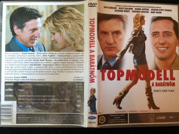Topmodell a bartnm DVD (Kristin Scott Thomas, Gad Elmalen)