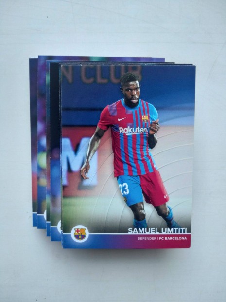 Topps 2021 Barcelona Team Set 50 krtya 1 szmozott