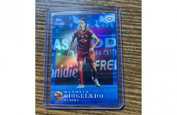 Topps Aitana Bonmati Platinum Set - Manuela Giugliano /49 - AS Roma