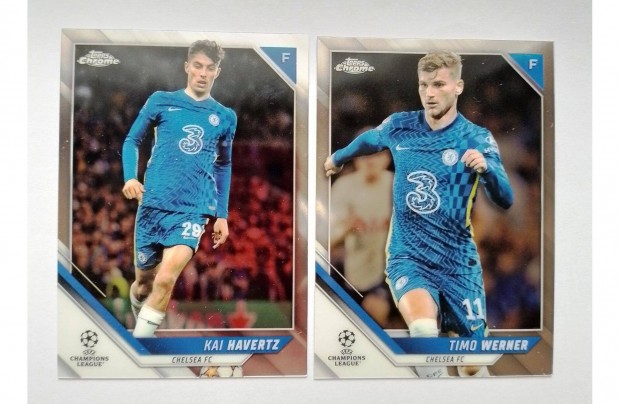 Topps Chrome 2022 Chelsea FC focis krtyk