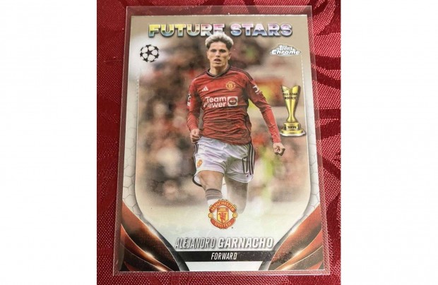 Topps Chrome 2023-24 - Alejandro Garnacho Future Stars - Manchester Un