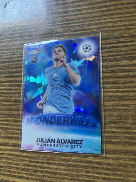 Topps Chrome UCL Sapphire Edition - Julian Alvarez Wonderkids RC