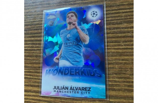 Topps Chrome UCL Sapphire Edition - Julian Alvarez Wonderkids RC