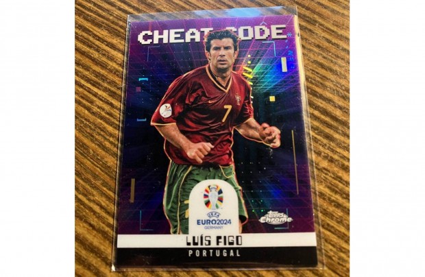 Topps Chrome UEFA Euro 2024 - Luis Figo - Cheat Code - Portugal
