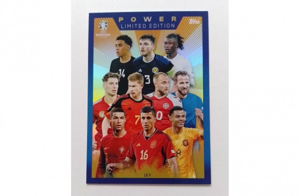 Topps Euro 2024 Power Limited Edition focis krtya
