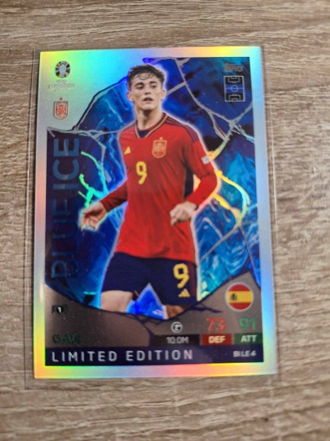 Topps Euro Germany 2024 Bile4 Gavi Blue Ice