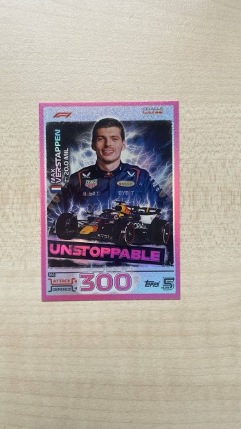 Topps F1 Max Verstappen Unstoppable pink 