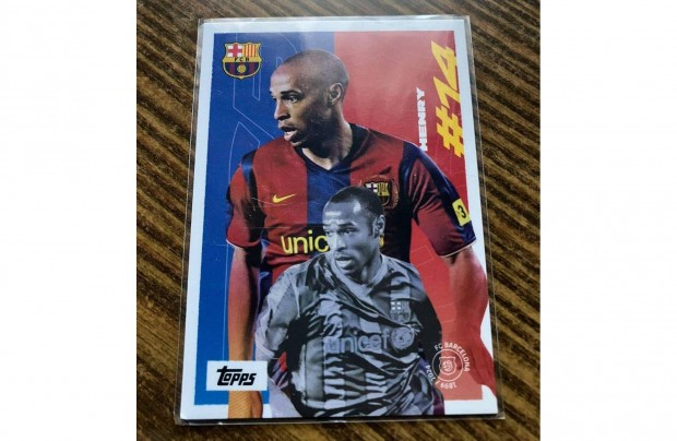 Topps FC Barcelona Team Set 2024-25 - Thierry Henry - First Goal