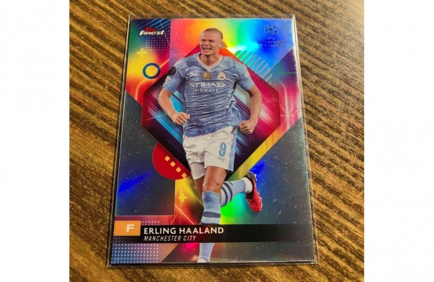 Topps Finest UEFA 2023-24 - Erling Haaland - Refractor