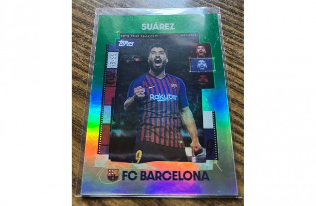 Topps Focus 2023-24 - Luis Suarez - Parallel /99 - Barcelona