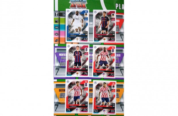 Topps Match Attax 2022-2023 focis krtya