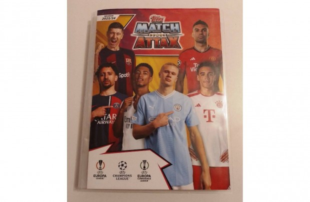 Topps Match Attax 2023/24 album 500 db krtyval