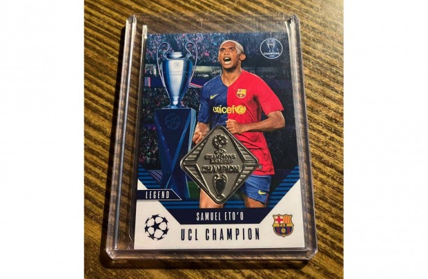 Topps Match Attax 2024/25 - Samuel Eto'o - Barcelona - relic card