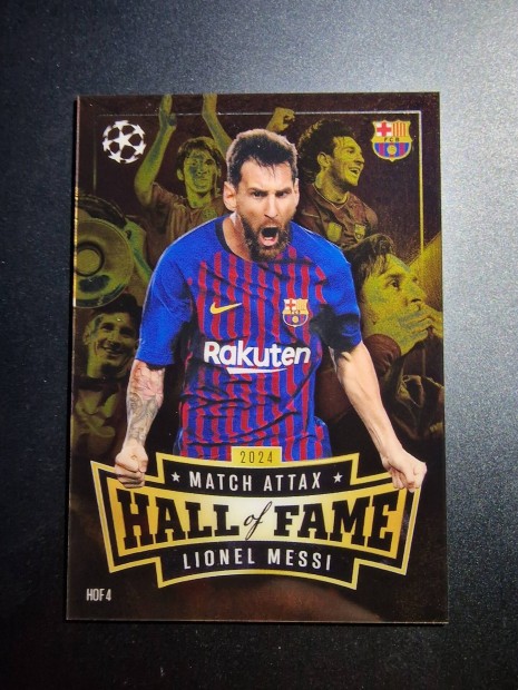 Topps Match Attax 2024 Hall of fame Messi