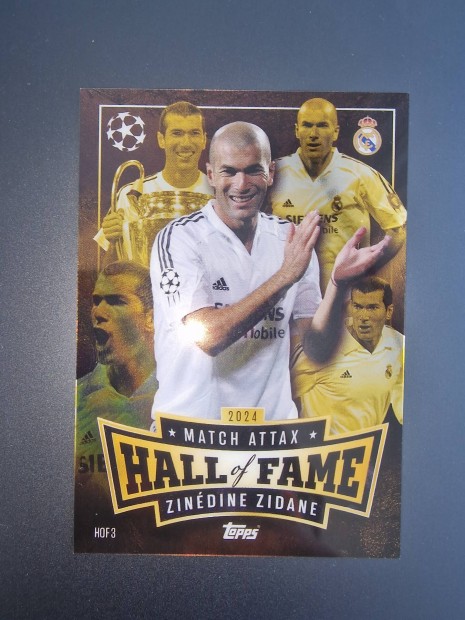 Topps Match Attax 2024 Hall of fame Zidane