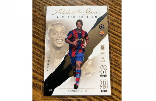 Topps Match Attax UCL 2023/24 - Ronaldinho - Artists of the Game
