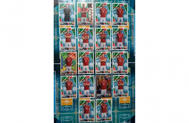 Topps Match Attax UEFA Euro 2024 Magyarorszg teljes sor Akci