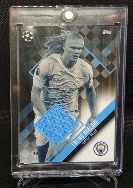 Topps Match attax Erling Haaland mez darabos focis krtya