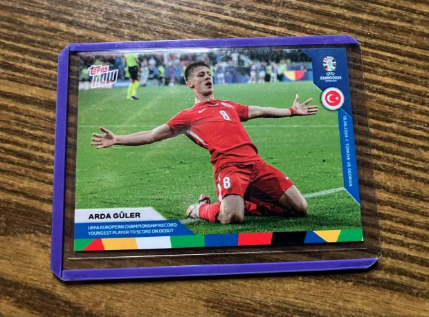 Topps Now - Euro 24 - Arda Gler -a legfiatalabb jtkos, aki glt sze