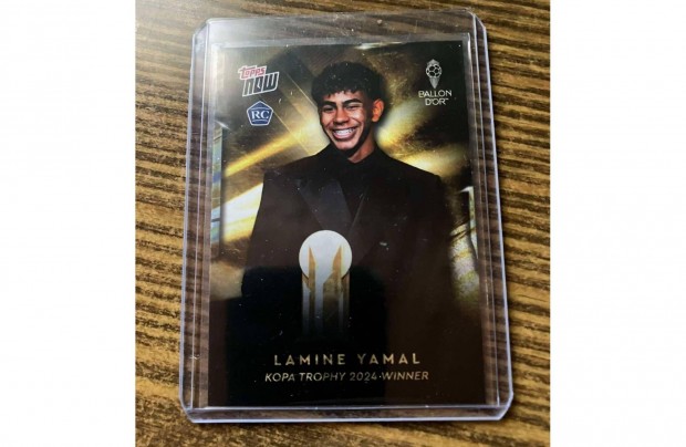 Topps Now - Lamine Yamal RC - Kopa Trophy 2024 Winner - Barcelona