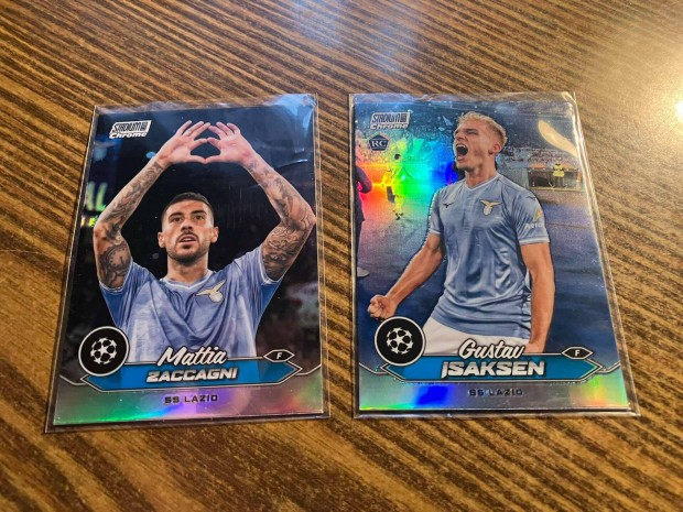 Topps Stadium Club Chrome 2024 - SS Lazio Refractor LOT - Zaccagni + I