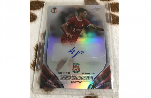 Topps Szoboszlai alrsos krtya