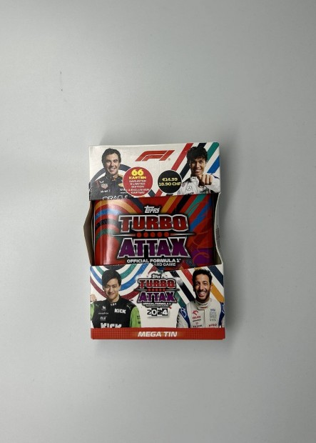 Topps Turbo Attax Mega Tin Piros
