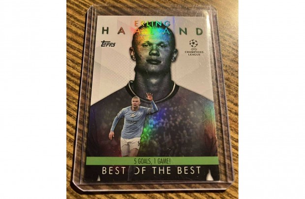 Topps UCC Flagship 23/34 - Erling Haaland - Best Of The Best - Manches