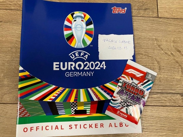 Topps UEFA Euro 2024 matricsalbum s Topps Turbo Attax