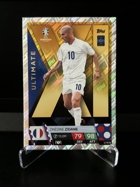 Topps UEFA euro 2024 ultimate Zindine Zidane