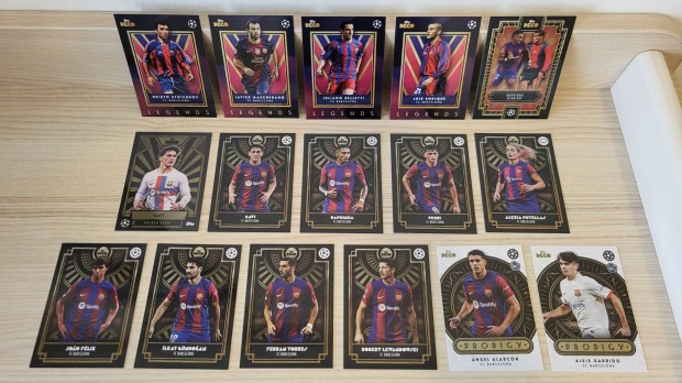 Topps / Panini cards lot - FC Barcelona focis krtyk / Pedri, Gavi