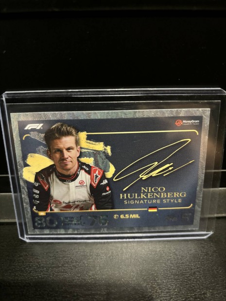 Topps f1 Turbo Attax Nico Hulkenberg signature style krtya