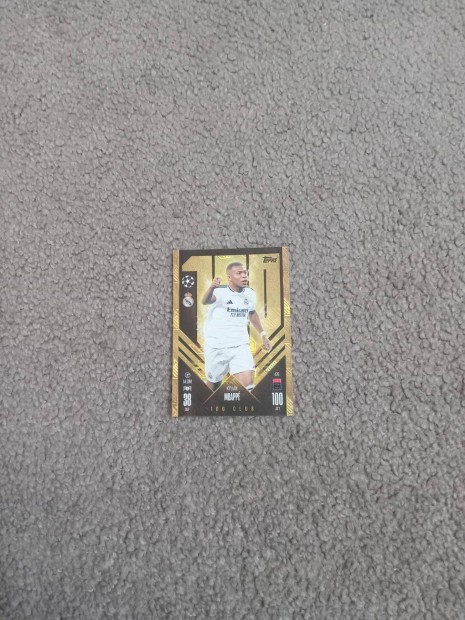 Topps match attax 2024-25 Kylian Mbapp 100 club